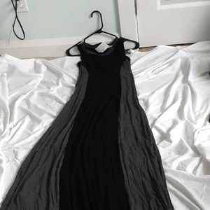 Black and grey dress